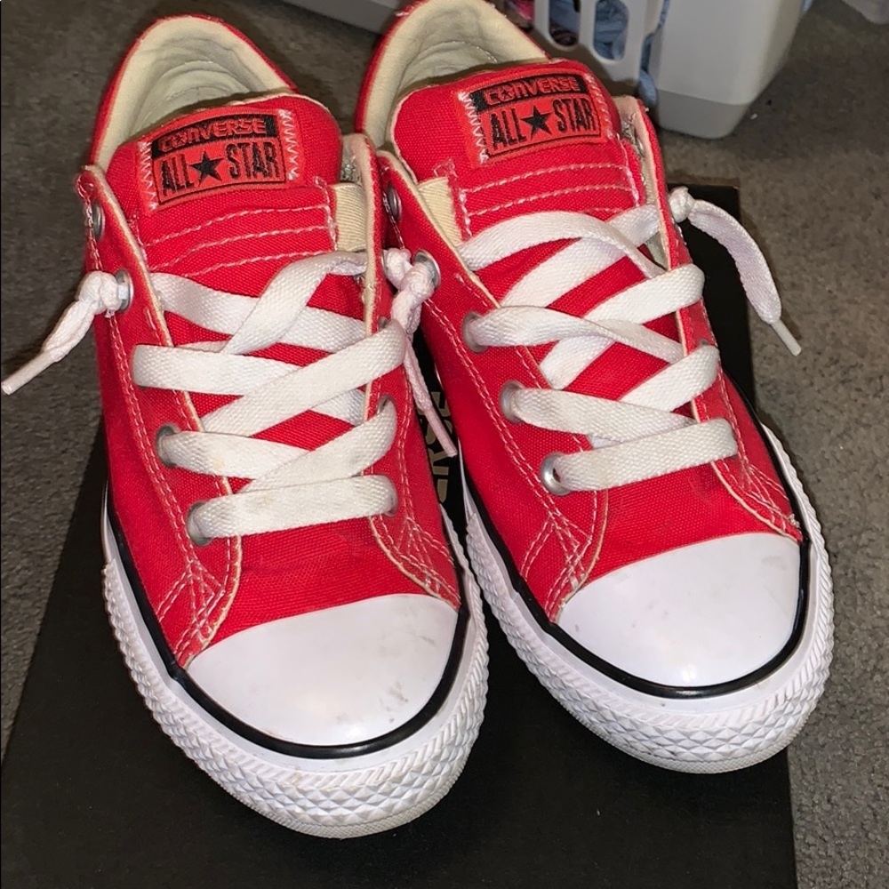 red converse